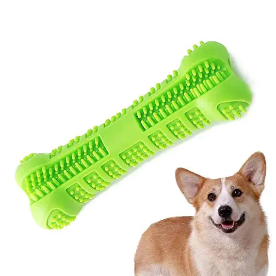 Soft Rubber Dog Toothbrushes Puppy Toys Dog Brush Stick 360 Degree Teeth Cleaning Toothpaste for Small Dogs Pet Toothbrush - Nova Trendz