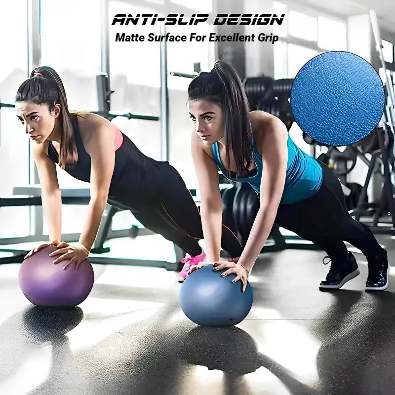 25CM New Yoga Pilates Ball Exercise Gymnastic Fitness Balance Gym Core Indoor Training Mini Balls Small Therapy Improves Nova Trendz