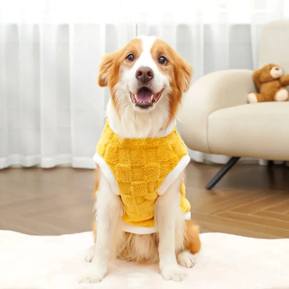 Big Dogs Clothes Winter Warm Sweater S-6XL Size Pet Clothing Golden Retriever Dog Coats Sweatshirt Pets Puppy Pullover Vest - Nova Trendz