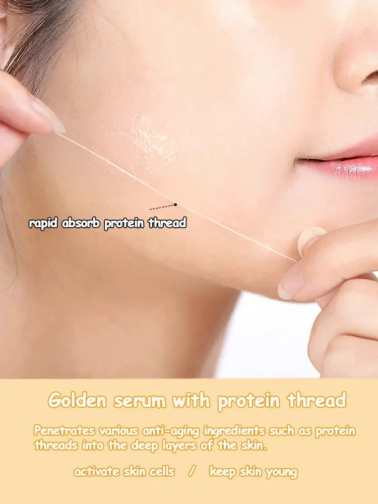 Korea 24k Care Serum Active Collagen Silk Care Lifting Firming Set Hyaluronan Silk Line Moisturizing Essence Firming Skin Care Nova Trendz