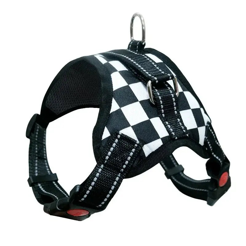 Personalized Dog Harness Nylon Reflective Breathable Pet Harness Vest For Small Large Dogs outdoor Walk Training Accessories - Nova Trendz