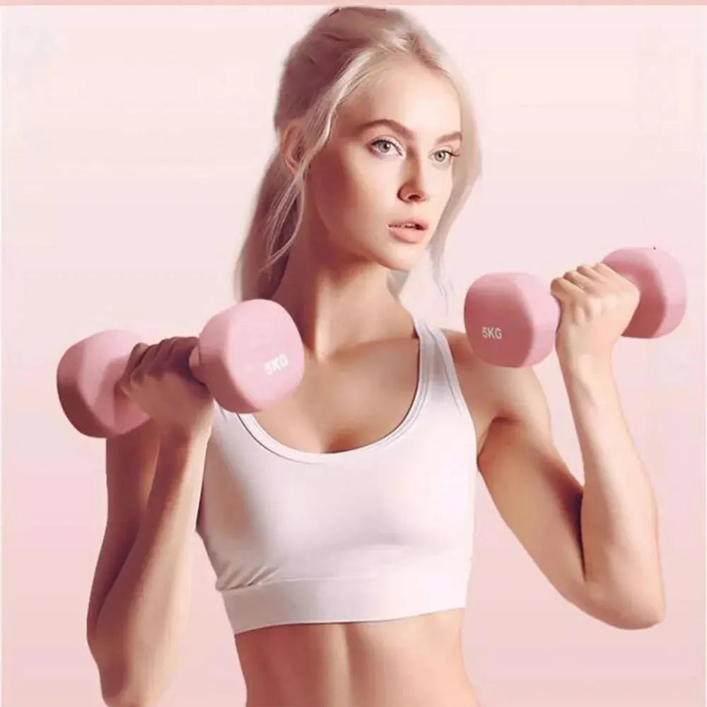 Neoprene Dumbbell Fitness Equipment Arm Muscle Training Cast Iron Hand Gym Yoga Exercise Bodybuilding Weights Workout Nova Trendz