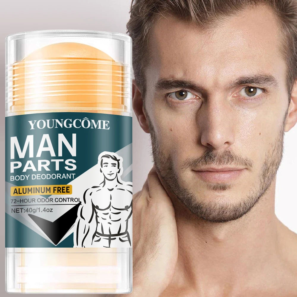 Men's Deodorizer Stick with 72 Hour Odor Control Removing Odor Increasing Favorability Refreshing Aroma Skincare Products