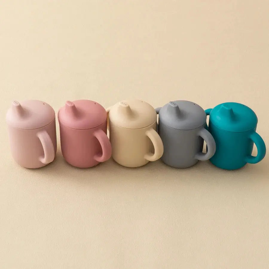 1PCS Two Lids Baby Silicone Straw Cup BPA Free Portable Storage Snack Container Feeding Cup Kids Learning Drink Cup Baby Stuff Nova Trendz