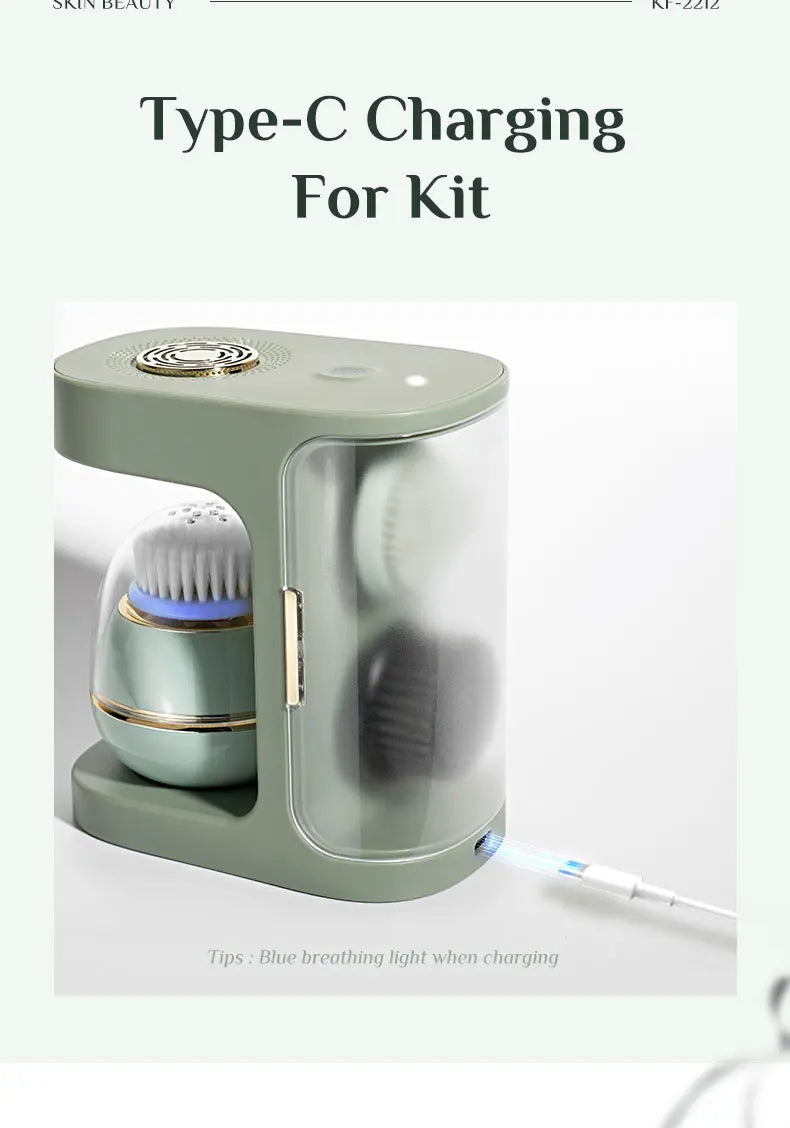 Trending Beauty Products Beauty Equipment Skin Care Deep Face Cleaning Exfoliating Sonic Facial Cleansing Brush