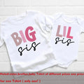 Big Brother Little Sister Family Matching Shirts Boys Girls Sibling T-shirt Toddler Romper Bodysuit KidsTops Short Sleeve Outfit Nova Trendz