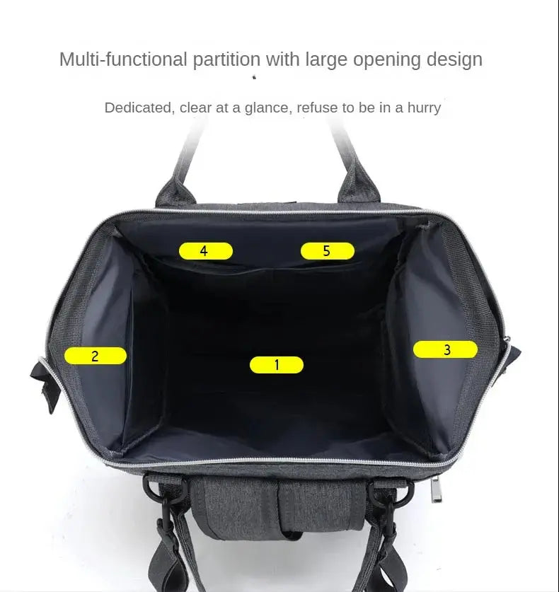 Mommy Diaper Bags Baby Stroller Hanging Bag Mother Large Capacity Nappy Backpacks with Changing Mat Convenient Baby Nursing Bags Nova Trendz