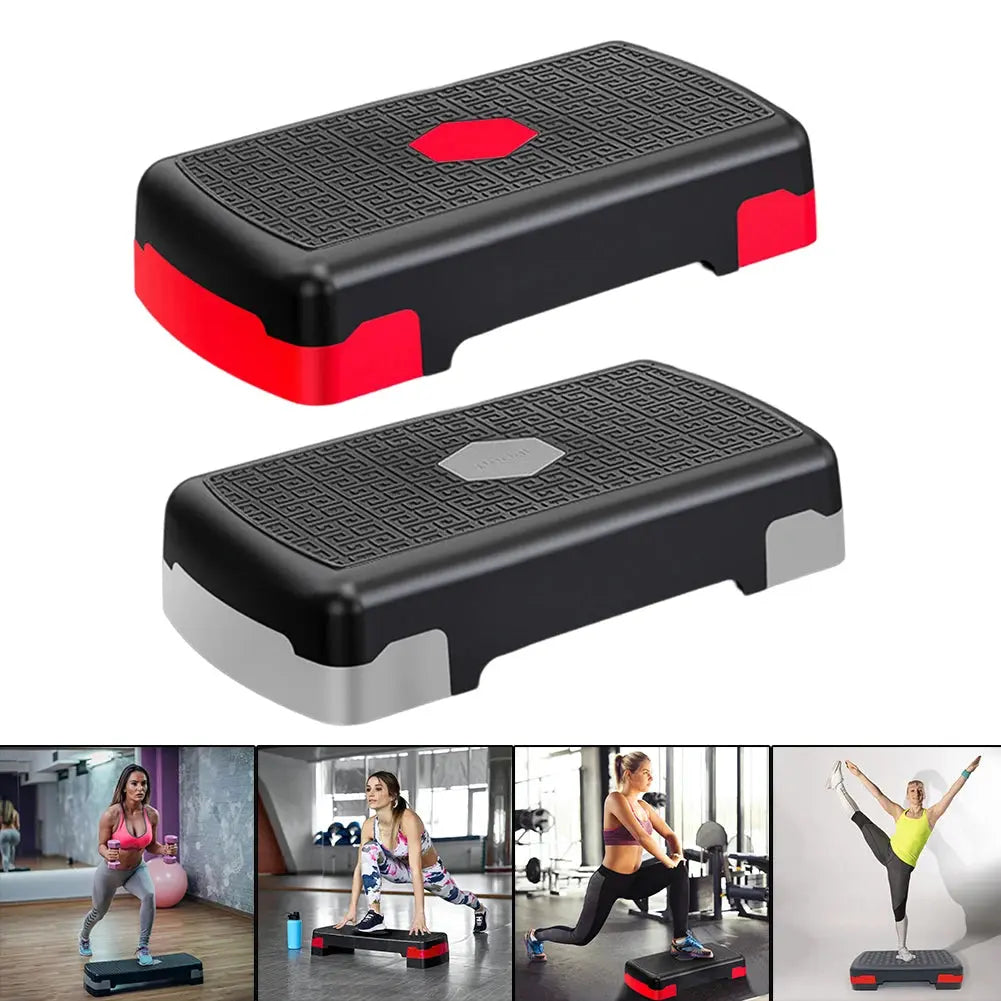 Gym Exercise Foot Pedal Mini Body Building Stepper Adjustable Non-slip Stable 200KG Load-bearing Portable Fitness Equipment Nova Trendz
