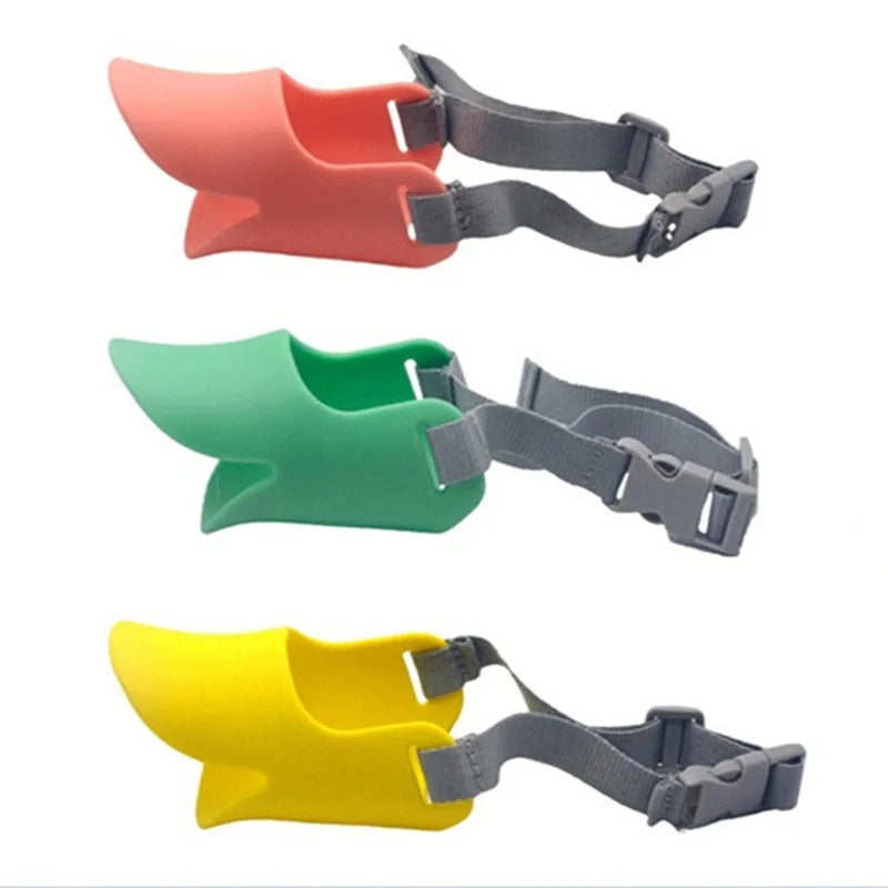 Dog Muzzle Silicone Duck Muzzle Mask for Pet Dogs Anti Bite Stop Barking Small Medium Large Dog Mouth Muzzle Pet Dog Supplies
