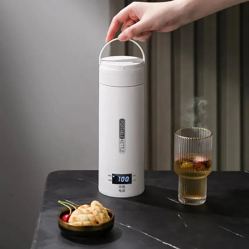 500ML Travel Electric T Kettle Fast Boiling Water Portable baby Milk Warmer Kettle 304 Stainless Steel Thermo Kettles Nova Trendz