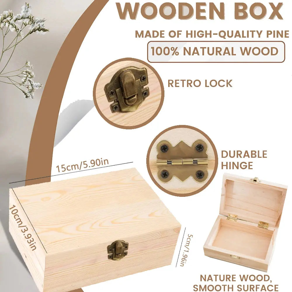 Custom Baby Wooden Memory Box Newbron Shower Gift Personalized Infant  Keepsake Box Baby Birth Stats Box Umbilical Cord Box Nova Trendz
