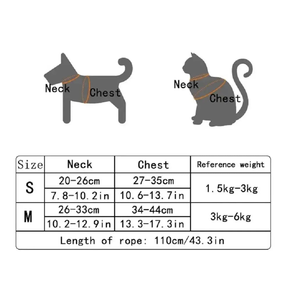 Undershirt Style Pet Leash Adjustable Cat Dog Harness Breathable Leash  Convenient Pet Vest For Small Dog Cat Supplies - Nova Trendz