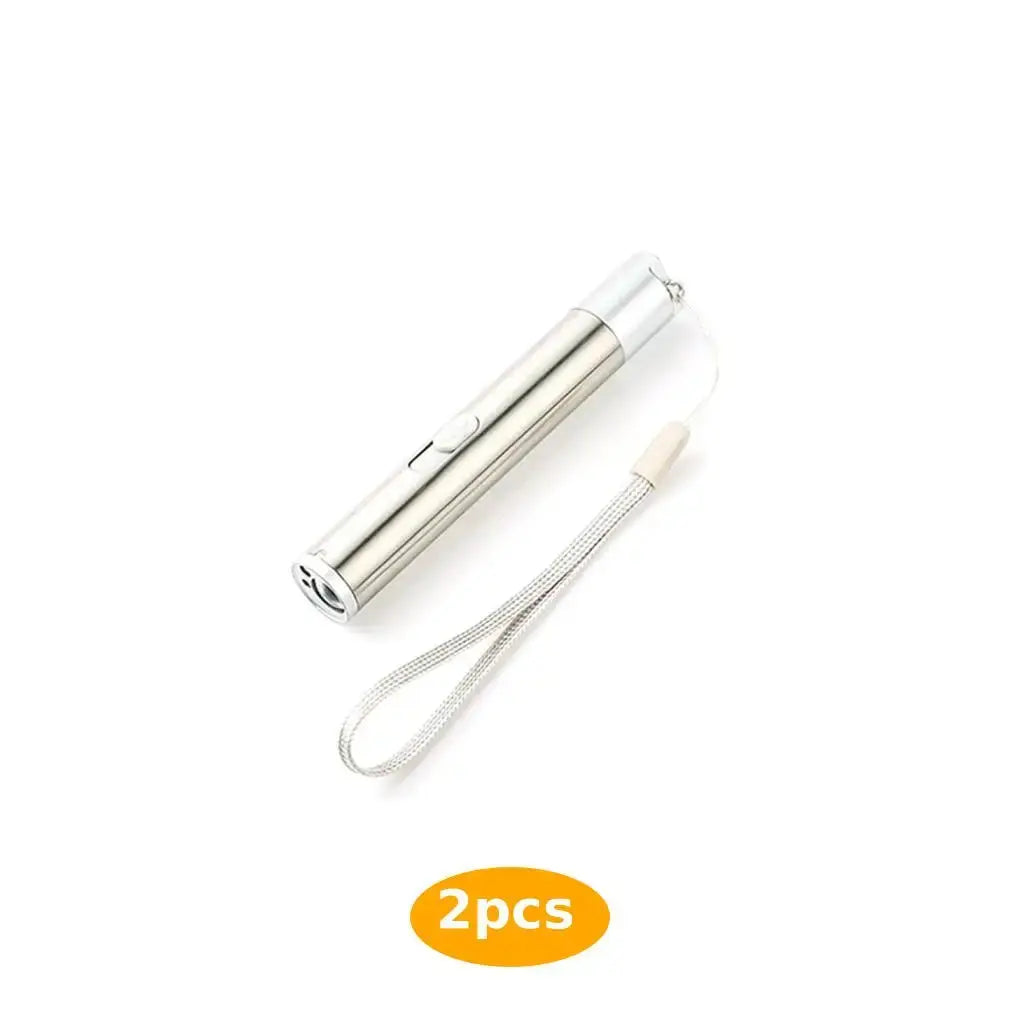 Pointers USB Charging Rechargeable 3-in-1 Flashlight Red Camping Lamp Multifunctional Toy UV Props Pet Training Nova Trendz
