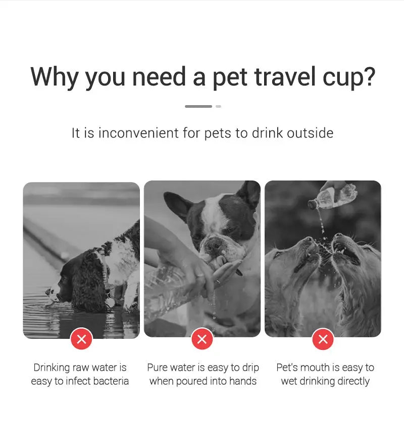 Portable Dog Water Bottle For Small Large Dogs Bowl Outdoor Walking Puppy Pet Travel Water Bottle Cat Drinking Bowl Dog Supplies Nova Trendz