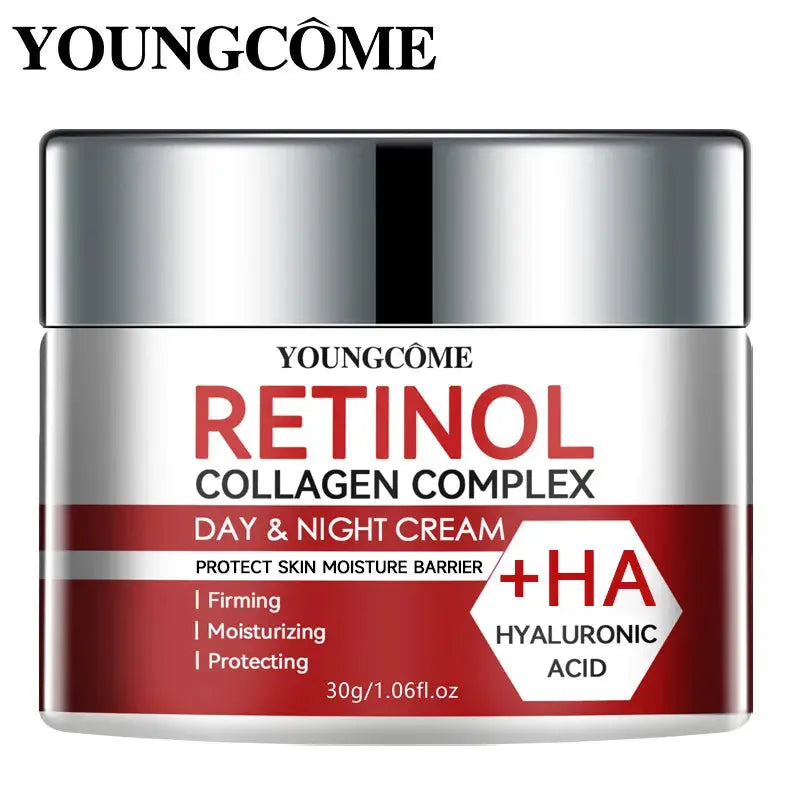 Retinol Collagen Facial Care Moisturizing Cream Deep Hydration  Suitable for dry Aging Face Cream Moisturizing Skin Repair - Nova Trendz