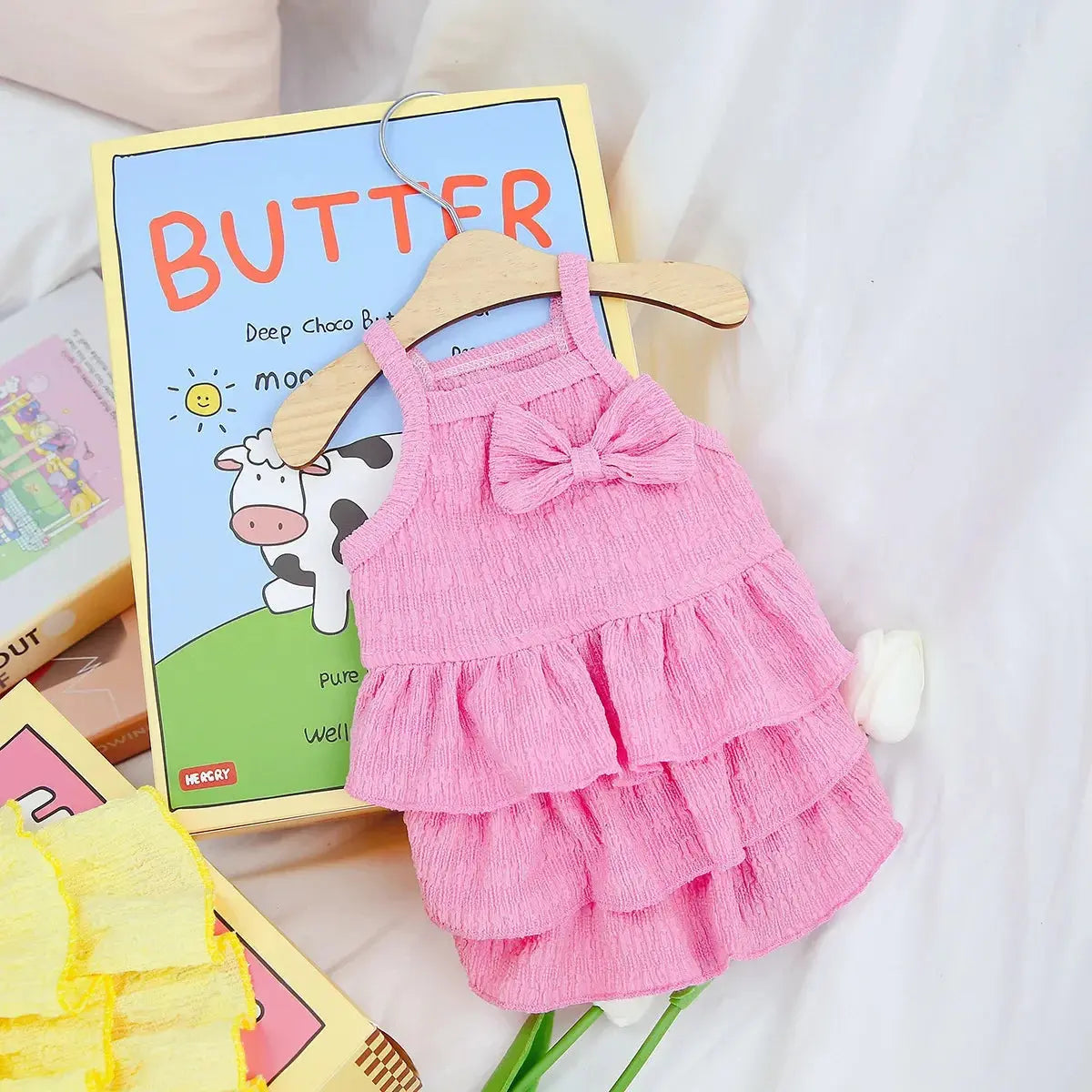 Spring Pet Clothes Dog Princess Dresses Puppy Dress Pet Skirt Puppy Dog Princess Dresses for Small Medium Cat Costume Pug - Nova Trendz