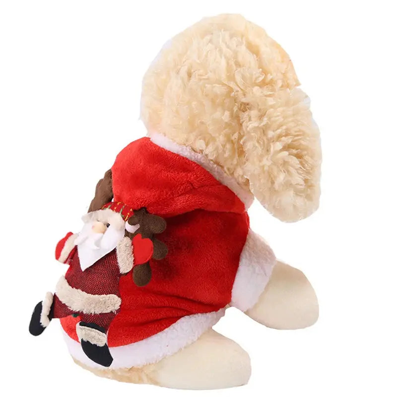 Christmas Dog Clothes for Small Medium Dogs Pet Costume Chihuahua Pets Hoodies Warm New Year Dog Clothing Yorkshire - Nova Trendz