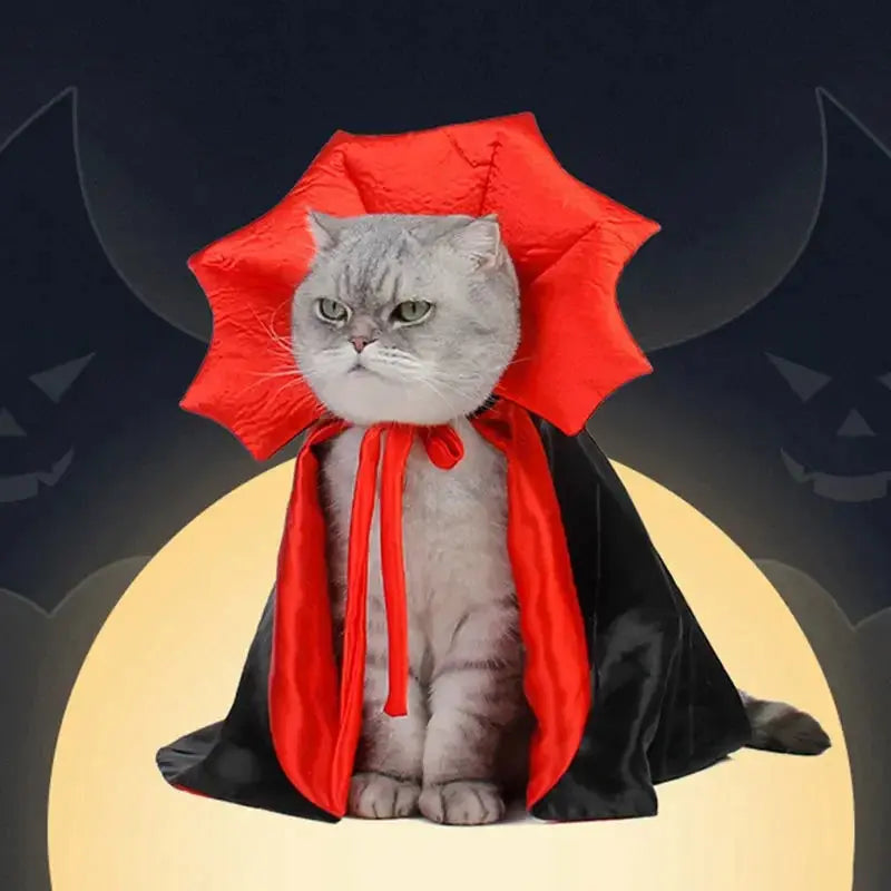 New Funny Pet Dog Halloween Costume Dog Cat Costumes for Small Dogs Cosplay Vampire Cloak  Dog Cat Clothes Cloak Pet Supplies - Nova Trendz