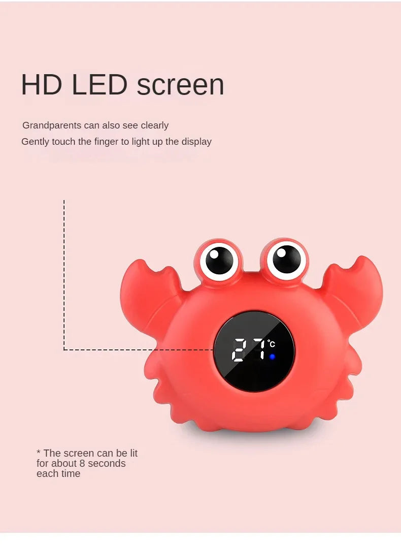 Baby Bath Temperature Meter Floating Digital Water Baby Bath Temperature Meter LED Display Temperature Tester Safety Cartoon