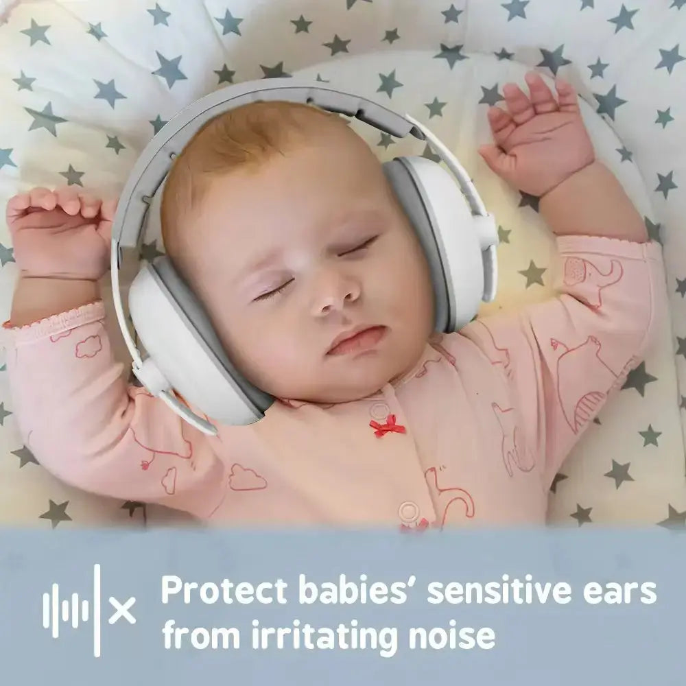 1pc Baby Ear Protection Anti-Noise Earmuffs Headphones for Sleep & Travel Ear Protection with Stretchable Design Nova Trendz