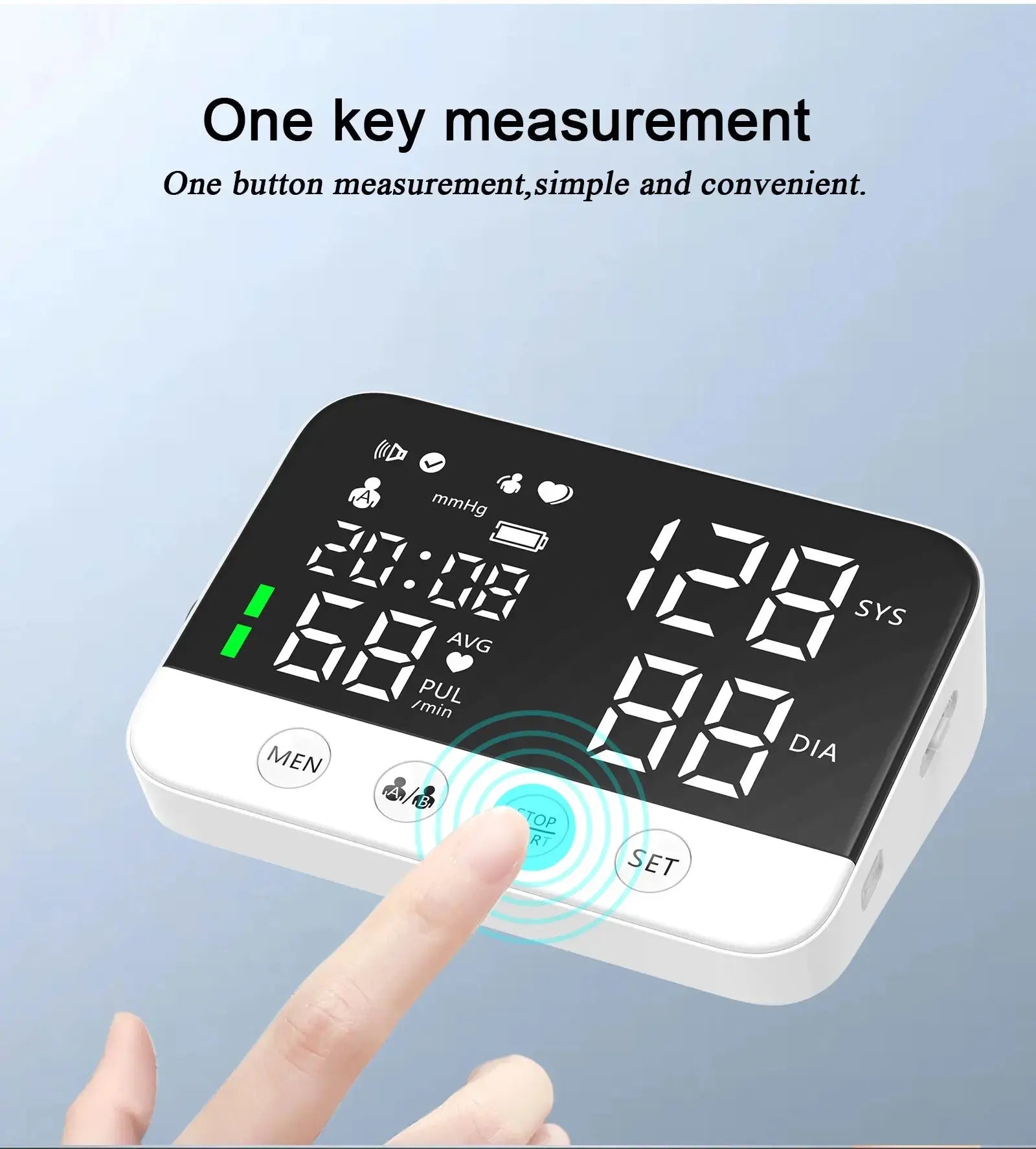 Blood Pressure Monitor Arm Cuff Tensiometer Tonometer Digital Voice Sphygmomanometer Electronic Medical BP Monitors Rechargeable Nova Trendz