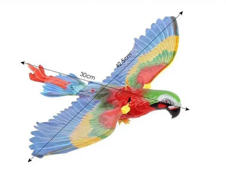 Simulation Bird Interactive Cat Toys Electric Hanging Eagle Flying Bird Cat Teasering Play Cat Stick Scratch Rope Pet Toys - Nova Trendz