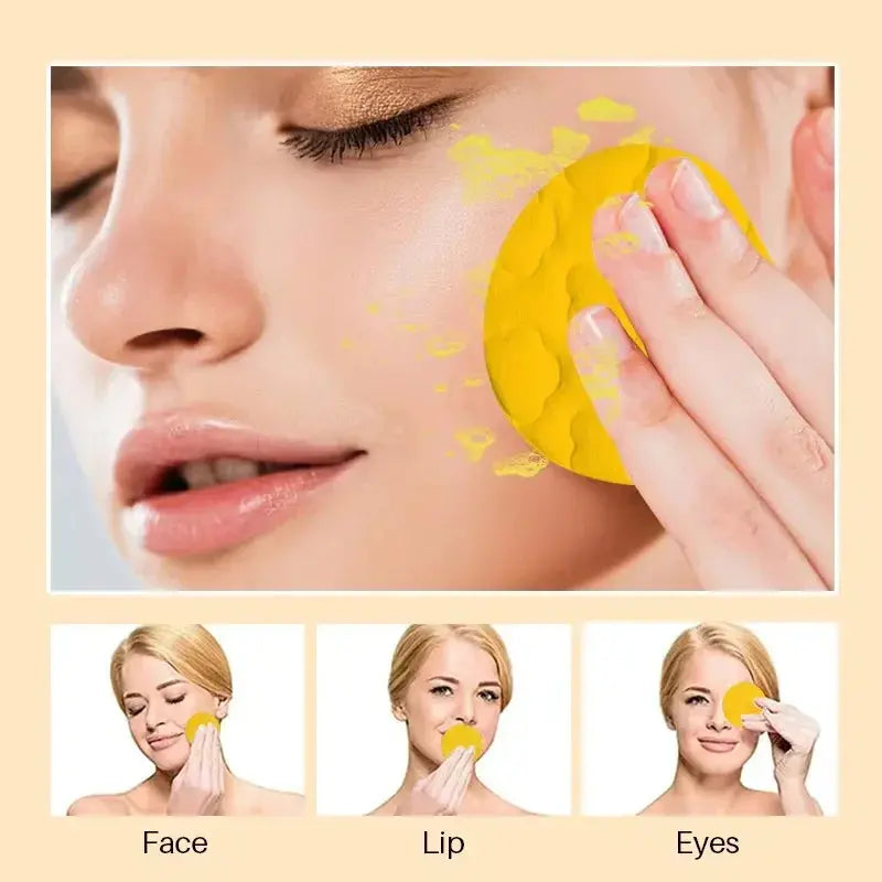 Turmeric Kojic Acid Cleansing Pads Exfoliating Pads Facial Sponges Removes Dirt Cleansing Exfoliating Daily Cleansing Skin Care Nova Trendz