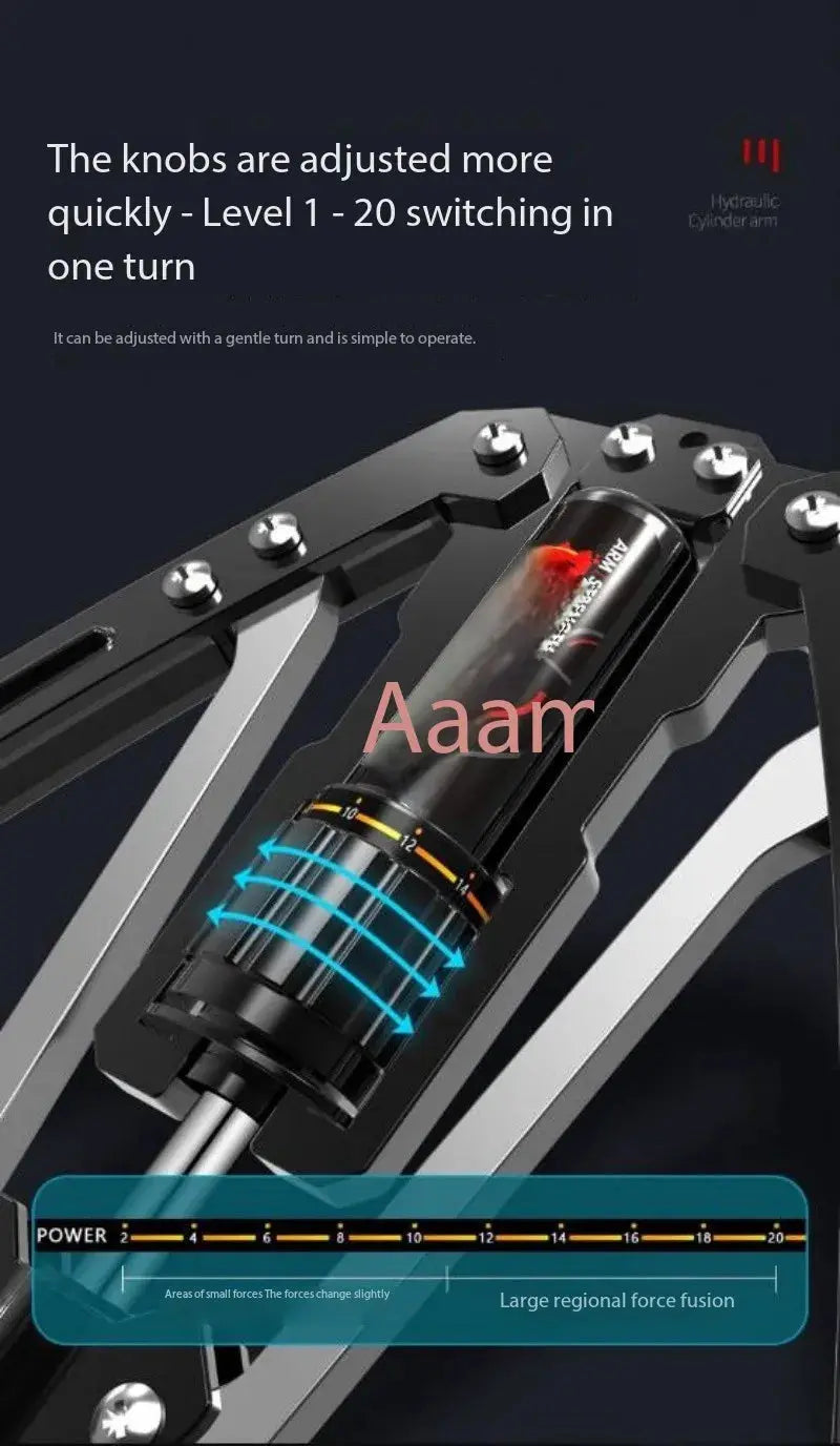Arm Exerciser Adjustable Pressure 22-440lbs Forearm Workout Equipment Chest Expander Muscle Strength Trainer Home Gym Equipment Nova Trendz