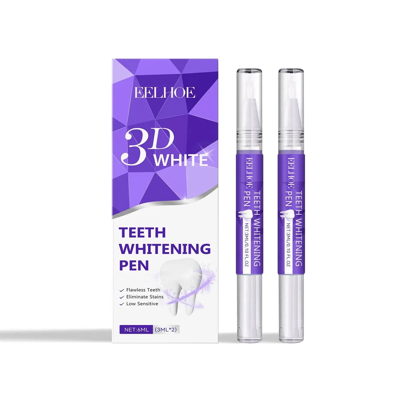 6ml Teeth Whitening Pen Teeth Gel Whitener Bleach Remove Stains Oral Hygiene Instant Smile Teeth Whitening Cleansing Serum - Nova Trendz