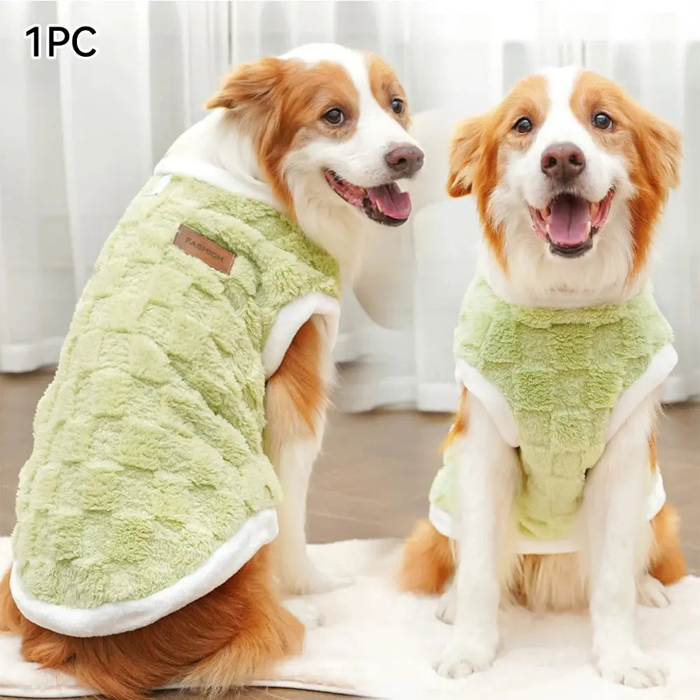 Big Dogs Clothes Winter Warm Sweater S-6XL Size Pet Clothing Golden Retriever Dog Coats Sweatshirt Pets Puppy Pullover Vest - Nova Trendz