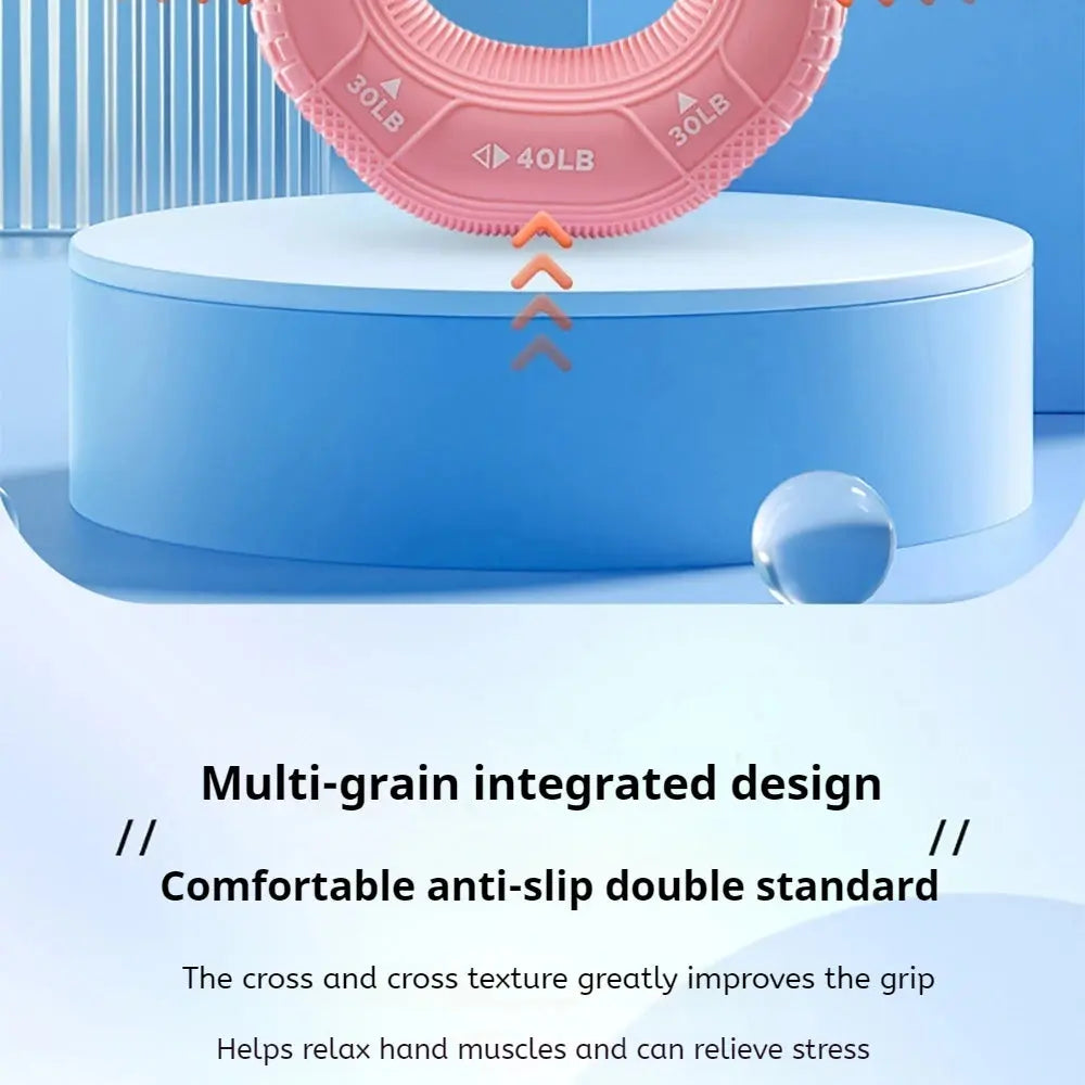 Octagonal Grip Ring Resistance Silicone Hand Exerciser Arm Strength Training Equipment Non-Slip Home Gym Fitness Workout Tool Nova Trendz