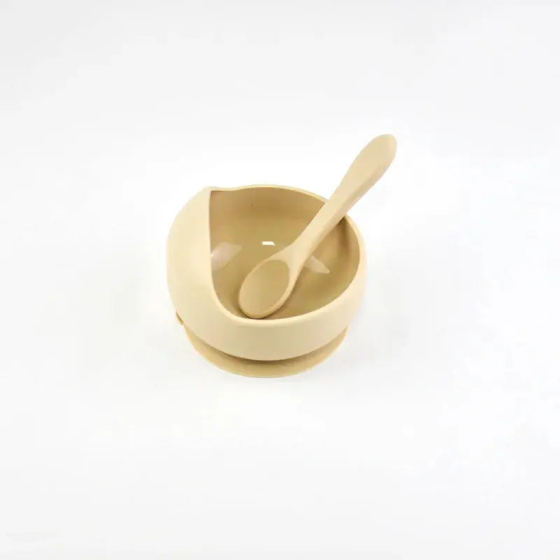 Silicone Baby Bowl Self feeding Training Snail Bowl Infant Anti Drop Sucker Set With Spoon Set Children's Feeding Tableware Nova Trendz