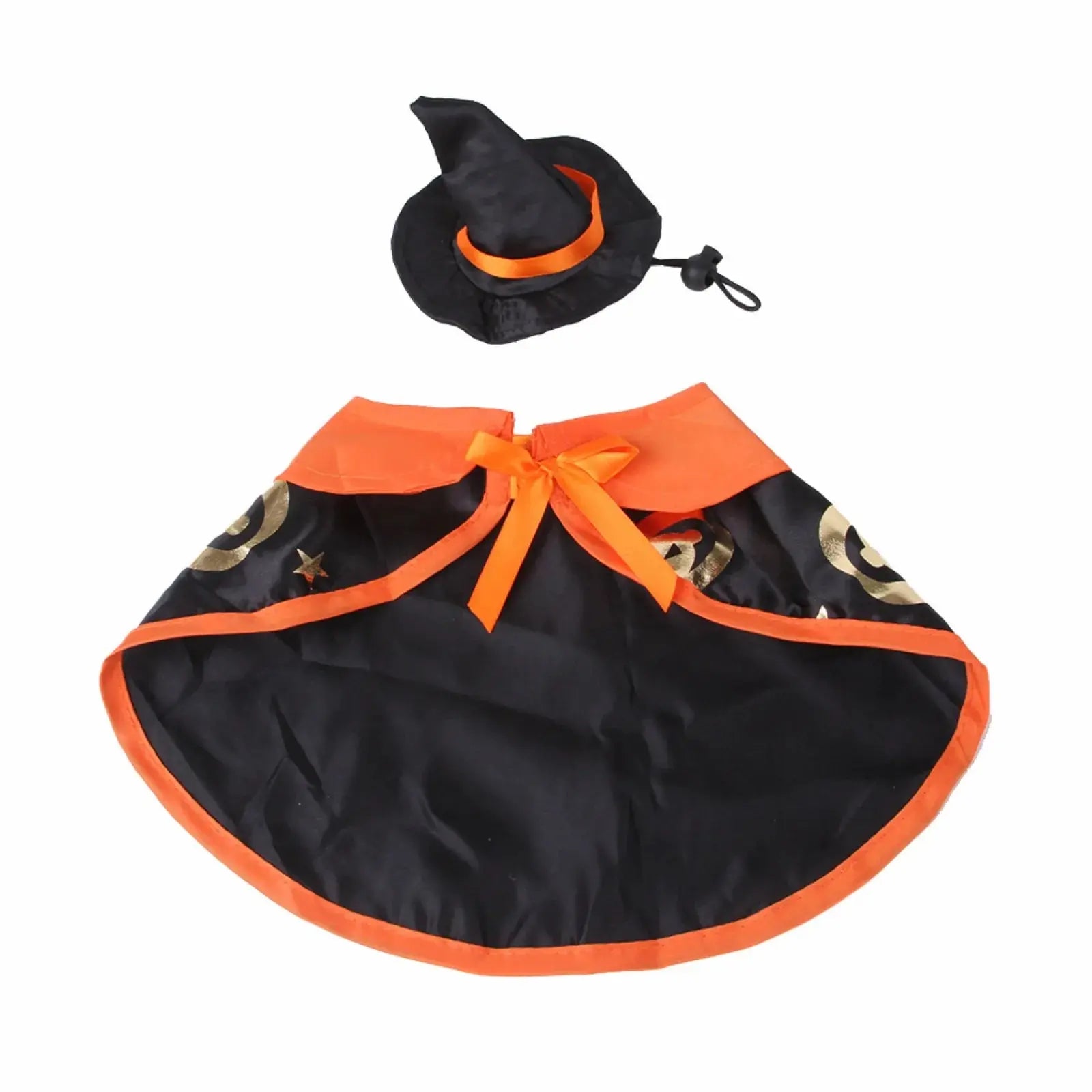 Halloween Pet Cat Dog Cosplay Costume Pet Halloween Costume Cape And Wizard Hat For Holiday Decoration Party Gift Party - Nova Trendz