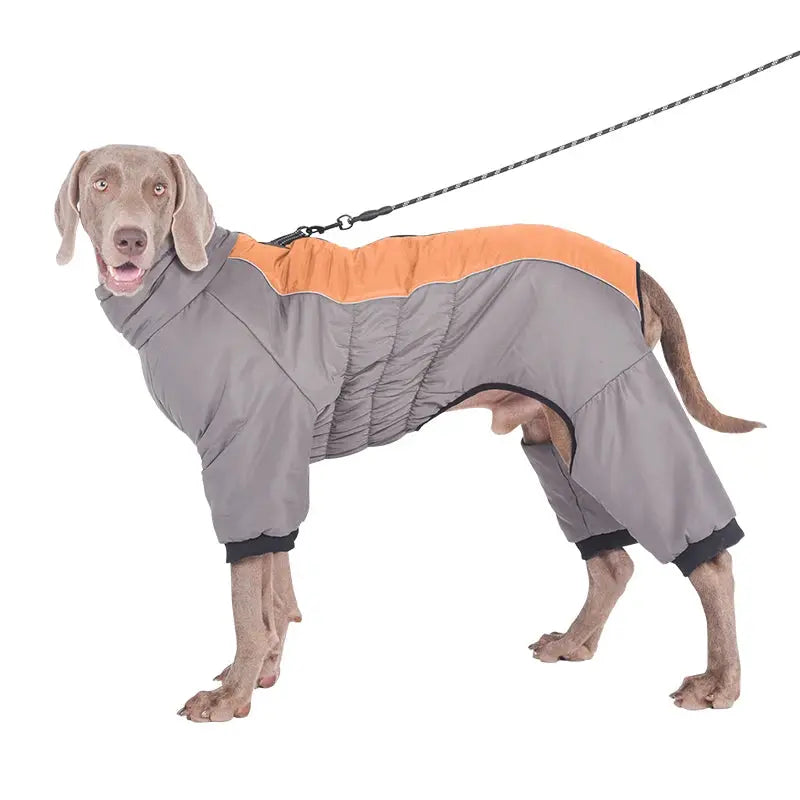 Waterproof Pet Dog Winter Jumpsuit Warm Medium Large Dogs Winter Jacket Clothes Labrador Bulldog Golden Retriever Costumes - Nova Trendz