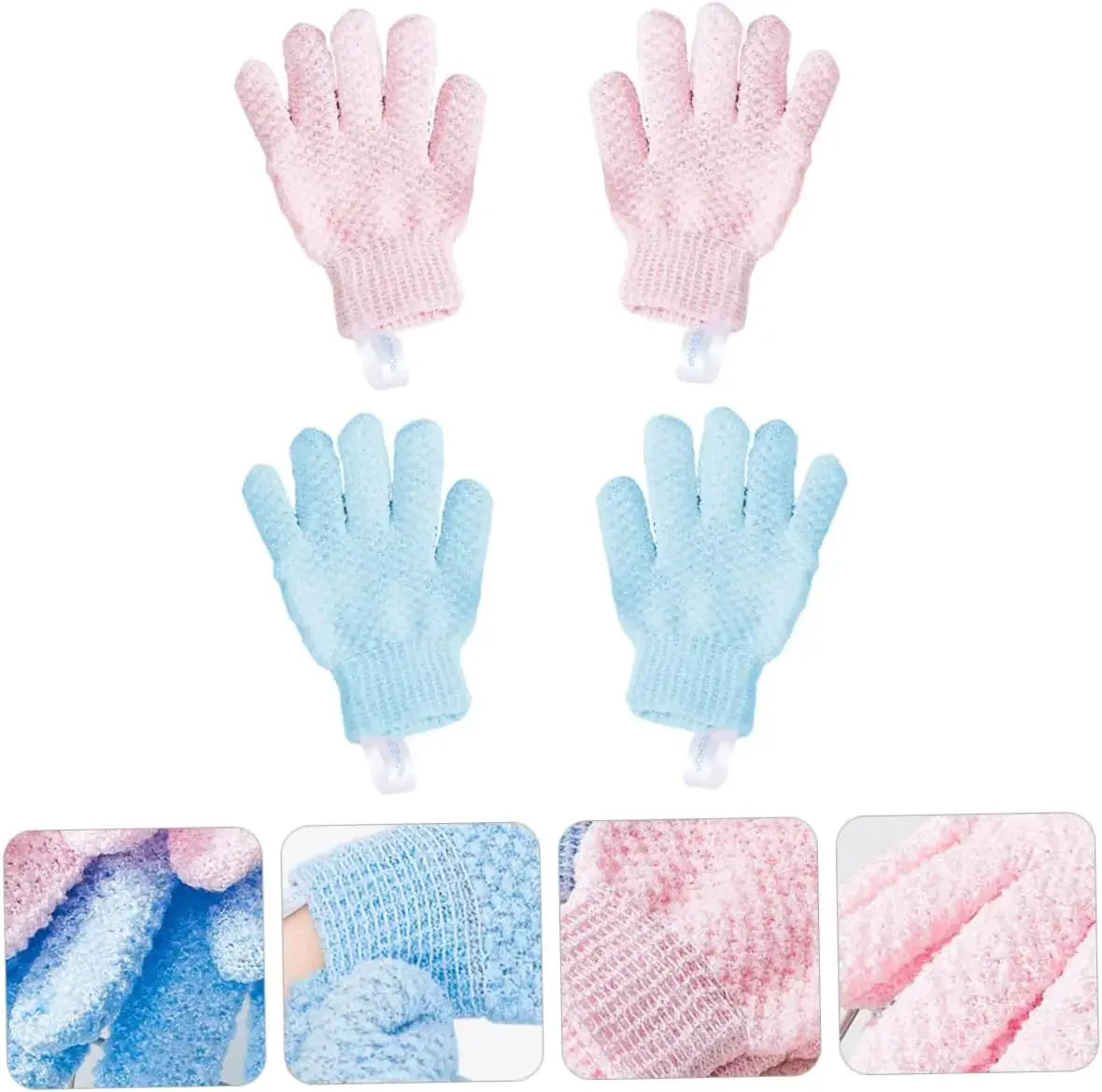Bath scrub gloves, scrub gloves, body scrub gloves, body wash gloves, exfoliating gloves, facial scrub, facial scrub, bath spong Nova Trendz