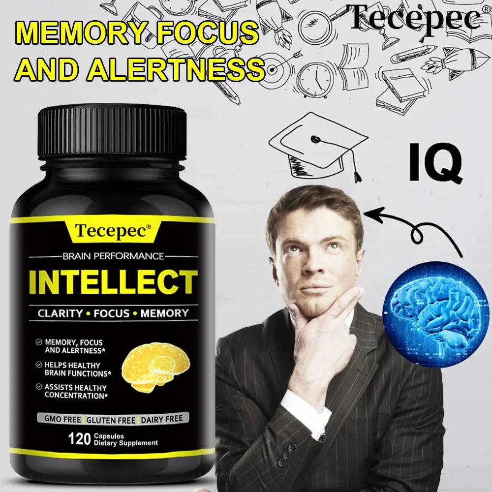 Nootropics - Support healthy brain function, help fight mental dullness and brain fog, and slow brain aging Nova Trendz