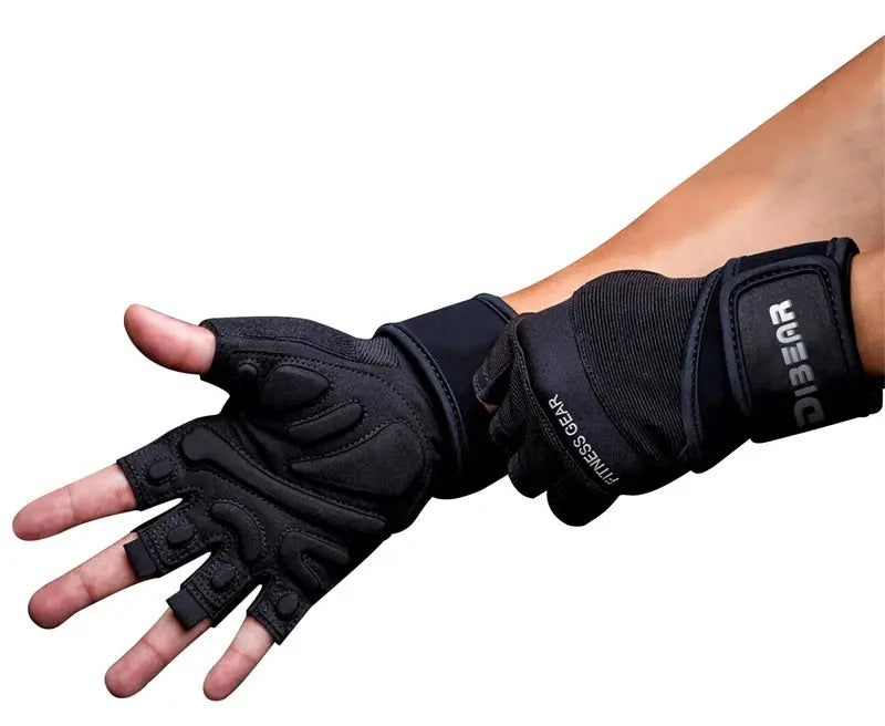 Half Finger Bodybuilding Gym Gloves Weightlifting Dumbbell Kettlebell Training Workout Fitness Gloves For Man  Women Nova Trendz