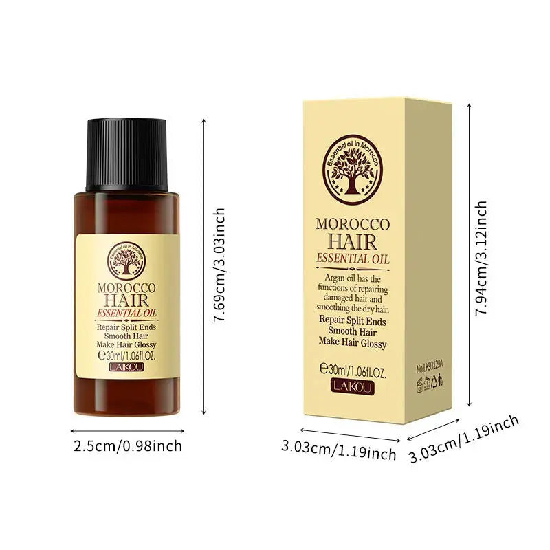 Moroccan Argan Oil Leave-In Hair Treatment Argan Hair Oil for Smooth, Soft & Shiny Hair