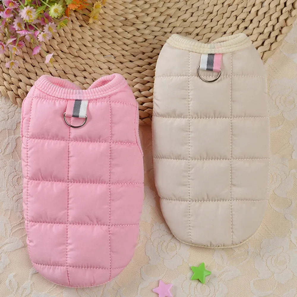 XS-2XL Winter Warm Cotton Dogs Vest Coats For Small Medium Dog Clothing Puppy Kitten French Bulldog Chihuahua Pet Dogs Clothes Nova Trendz