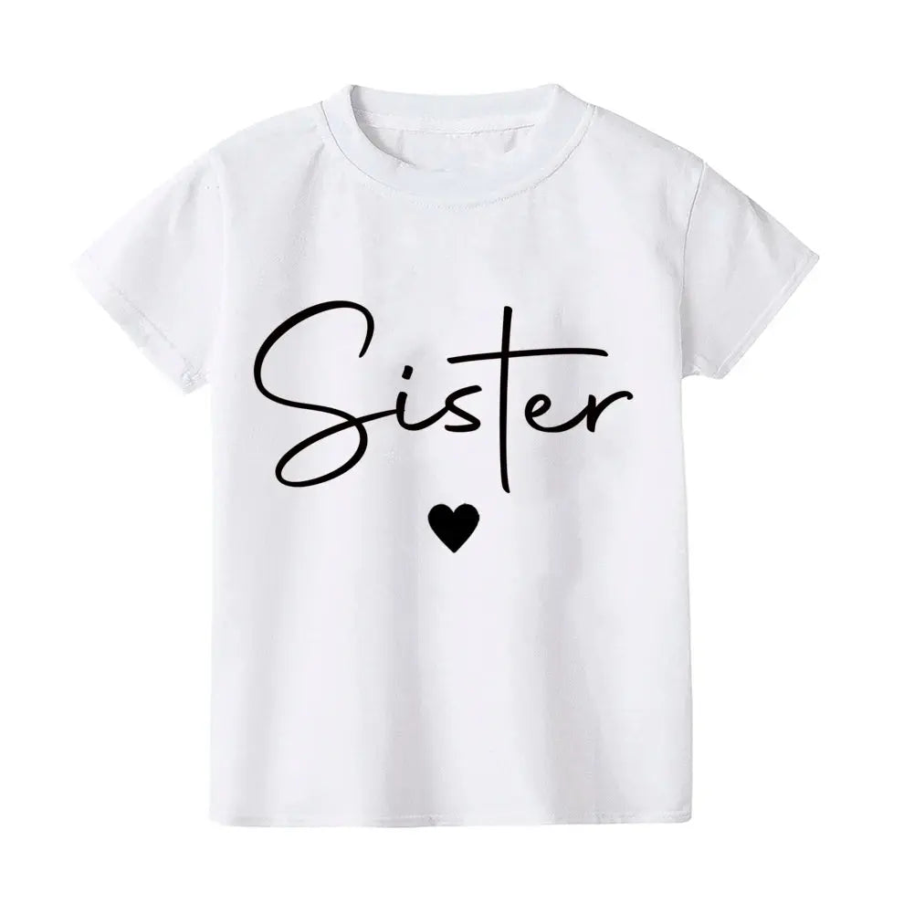Daddy/Mommy/Sister/Brother/Baby Print Family Matching Outfits Short Sleeve Casual Family Outfit Summer Matching Set Clothing Nova Trendz