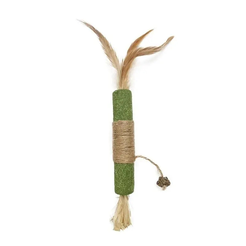 Cats Catmint Stick Cats Teether Licking Stick Cats Teaser Stick Toy Chewing Matatabi Cats Hairballs Removal Treat Stick Nova Trendz
