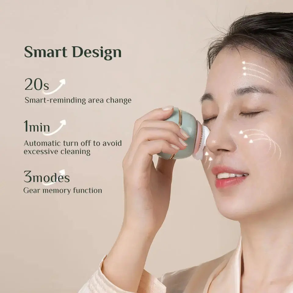Trending Beauty Products Beauty Equipment Skin Care Deep Face Cleaning Exfoliating Sonic Facial Cleansing Brush Nova Trendz