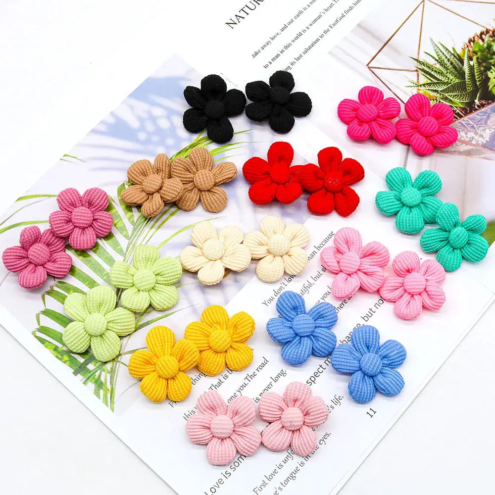 50PCS Dog Hair Bows Fashion Cute Bows For Dogs Cotton Pet Dog Hair Accessories Pet Dog Grooming Bows Dogs Accessories Nova Trendz