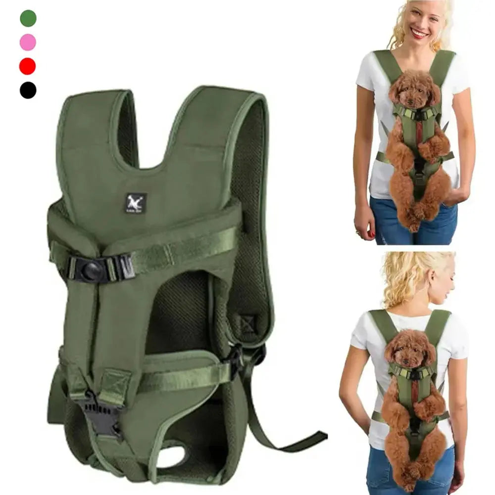 Pet Backpack Carrier For Cat Dogs Front Travel Dog Bag Carrying For Animals Small Medium Dogs Bulldog Puppy Mochila Para Perro - Nova Trendz
