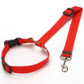 Solid Color Two-in-one Pet Car Seat Belt Nylon Lead Leash Backseat Safety Belt Adjustable Dogs Harness Collar Pet Accessories - Nova Trendz