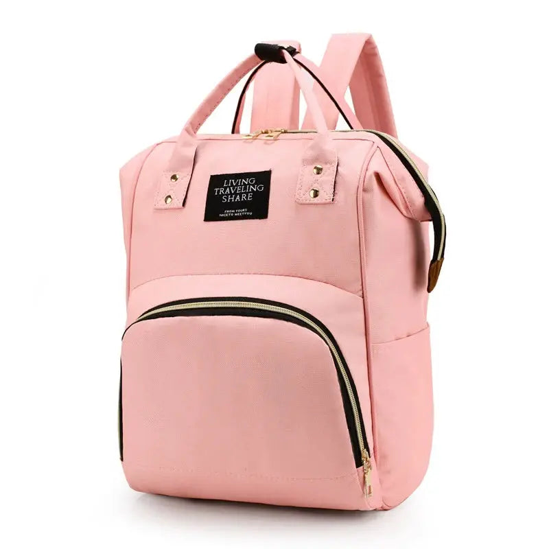 Large Capacity Canvas Mummy Bag Multifunctional Baby Bottle Thermal Insulation Travel Storage Bag Fashion Mummy Bag Hanging Bag Nova Trendz