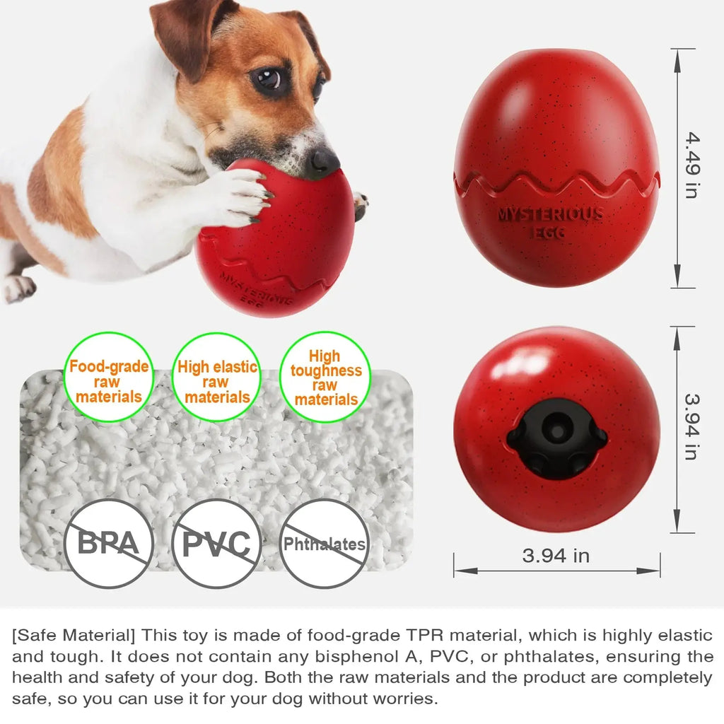 Dog Toy For Small Large Dogs Dinosaur Eggs Slow Feeder Pet Interactive Toys Release Anxiety French Bulldog Labrador Chew Toy Nova Trendz