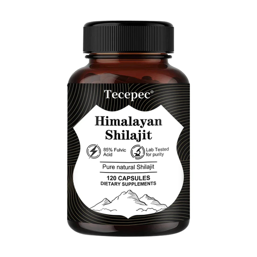 Shilajit Extract - Contains Trace Minerals, Supports Brain, Energy, Muscle, Heart Health, Antioxidants, 120 Capsules