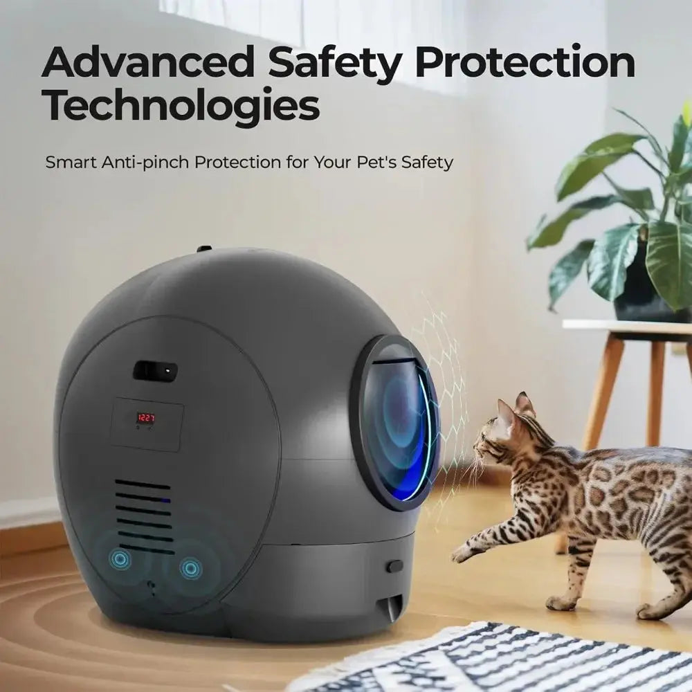 Self-Cleaning Extra Large Automatic Cat Litter Box – APP Control, Safe Alert & Smart Health Monitor Nova Trendz