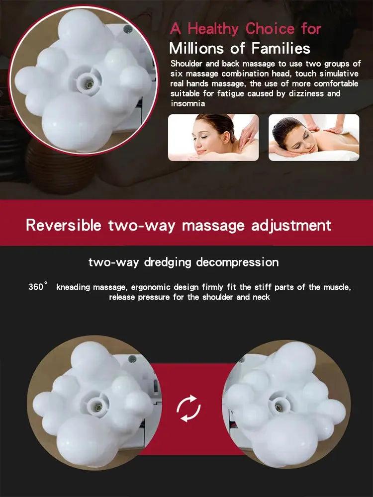 Home Neck Massager, Shiatsu Portable Shoulder Massager For Tissue Relief And Muscle Relaxation, Suitable For Multiple Scenarios Nova Trendz